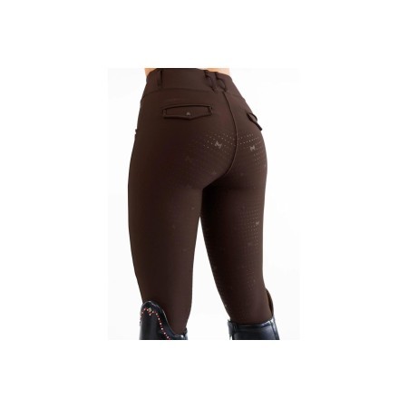 Mallas Maximilian Pro Riding Full Grip Chocolate |Cavall i Genet a