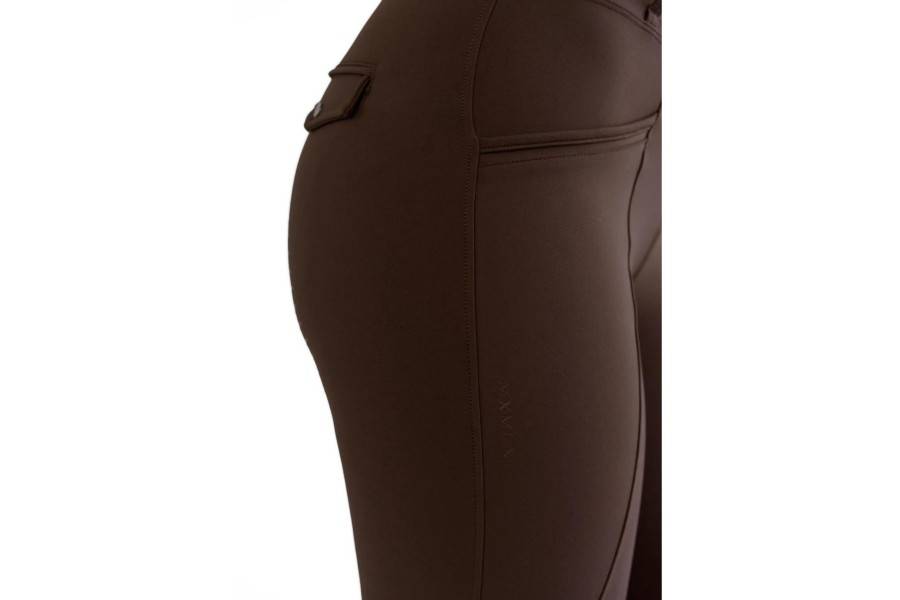 Mallas Maximilian Pro Riding Full Grip Chocolate |Cavall i Genet a