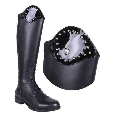 Top Intercambiable Botas Romy QHP Crystal Negro | Equestrian. Calvet