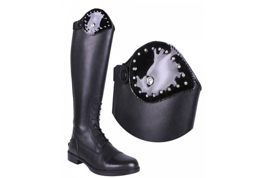 Top Intercambiable Botas Romy QHP Crystal Negro | Equestrian. Calvet