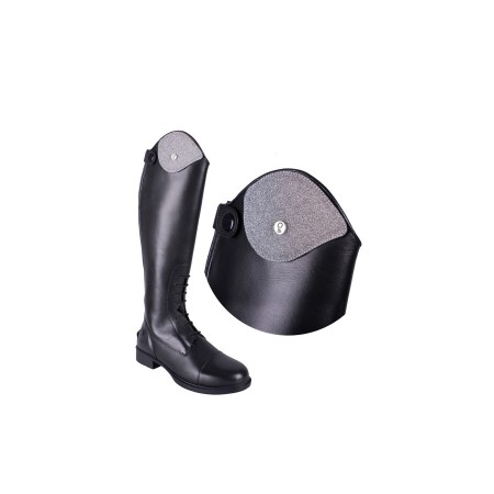 Top Intercambiable Botas QHP Romy Glitter Plata | Equestrian. Calvet