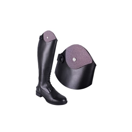Top Intercambiable Botas QHP Romy Glitter Rosa | Equestrian. Calvet