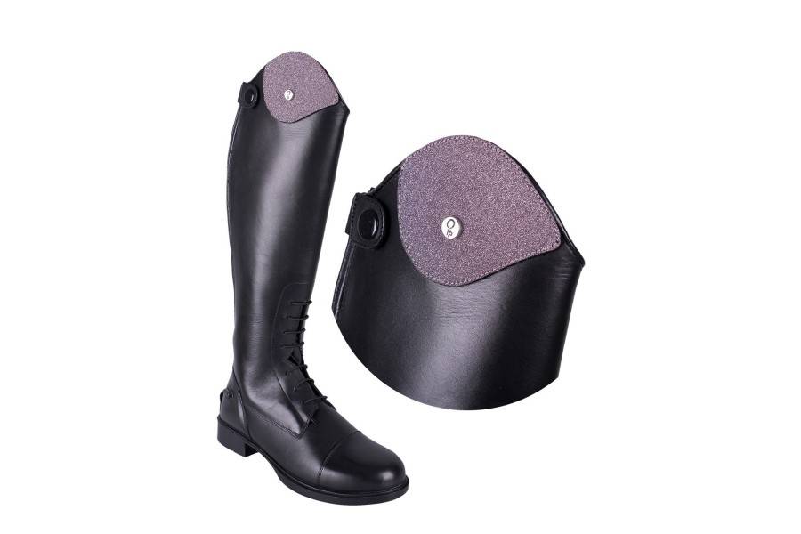 Top Intercambiable Botas QHP Romy Glitter Rosa | Equestrian. Calvet