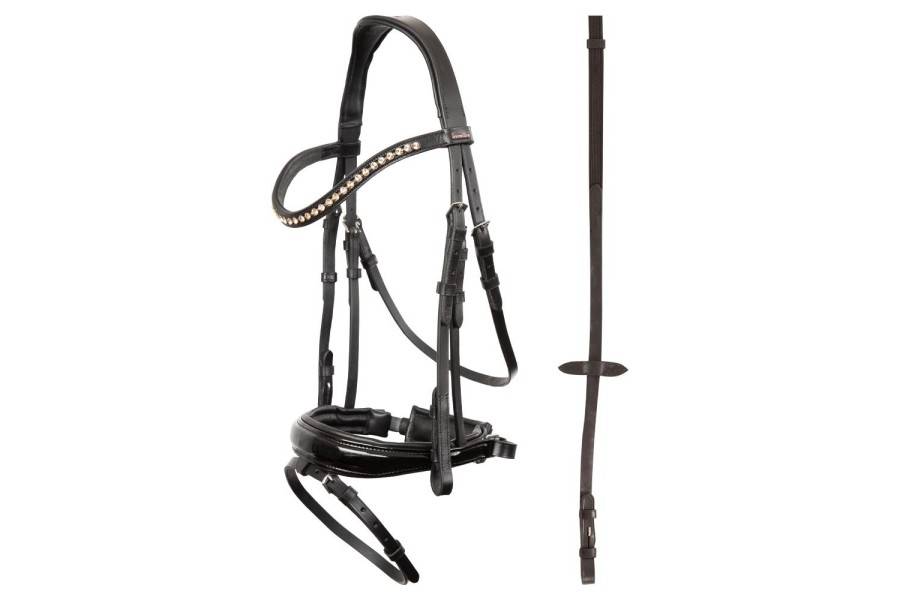 Brida Montar Premiere Brest Charol Negra | Equestrian. Calvet Animals i