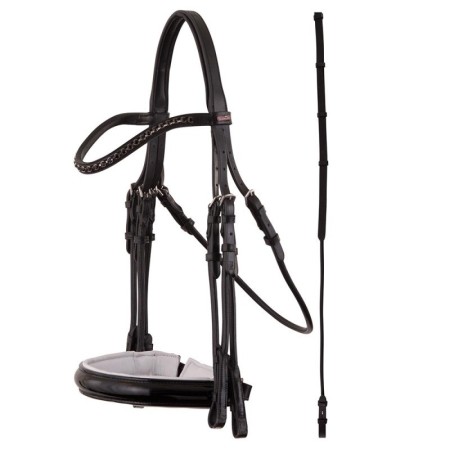 Brida Montar Premiere Paris Negra/Blanca | Equestrian. Calvet Animals i