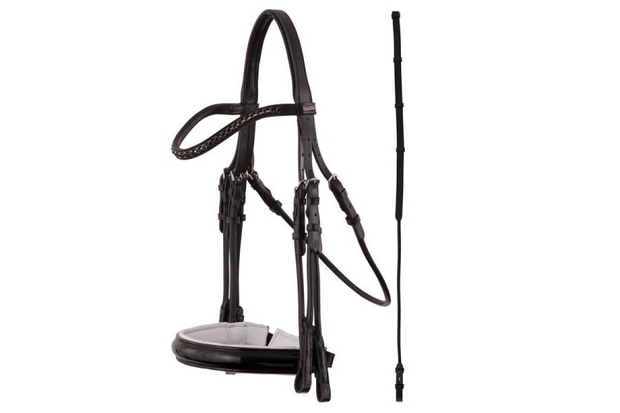 Brida Montar Premiere Paris Negra/Blanca | Equestrian. Calvet Animals i