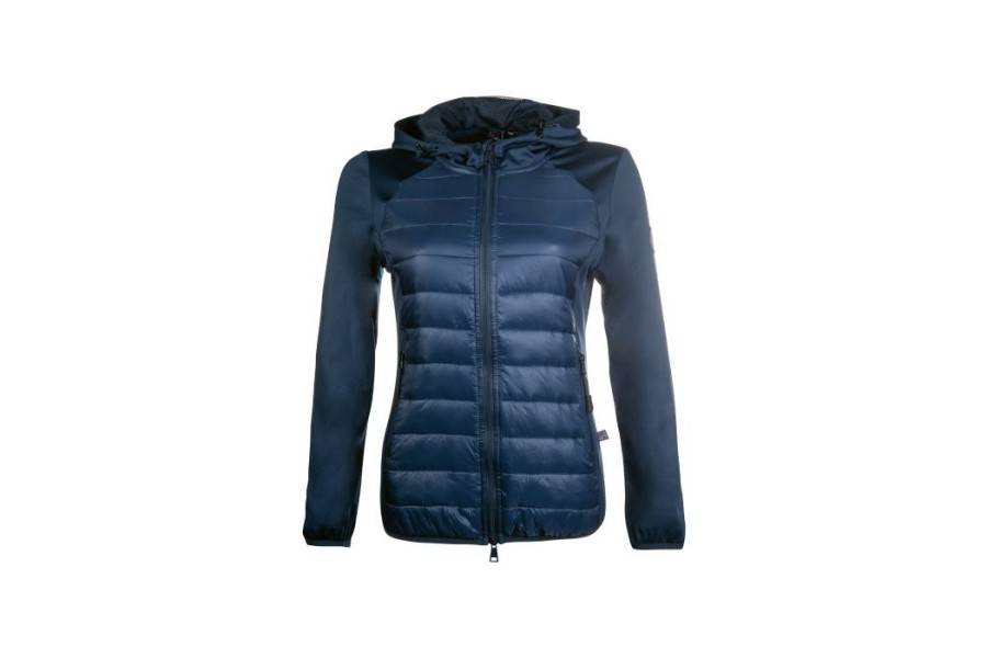 Sudadera Con Cremallera HKM Style Azul Oscuro | Equestrian. Calvet Animals