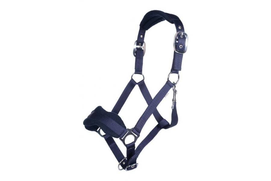 Cabezada Cuadra HKM Lily Azul Marino | Equestrian. Calvet Animals i