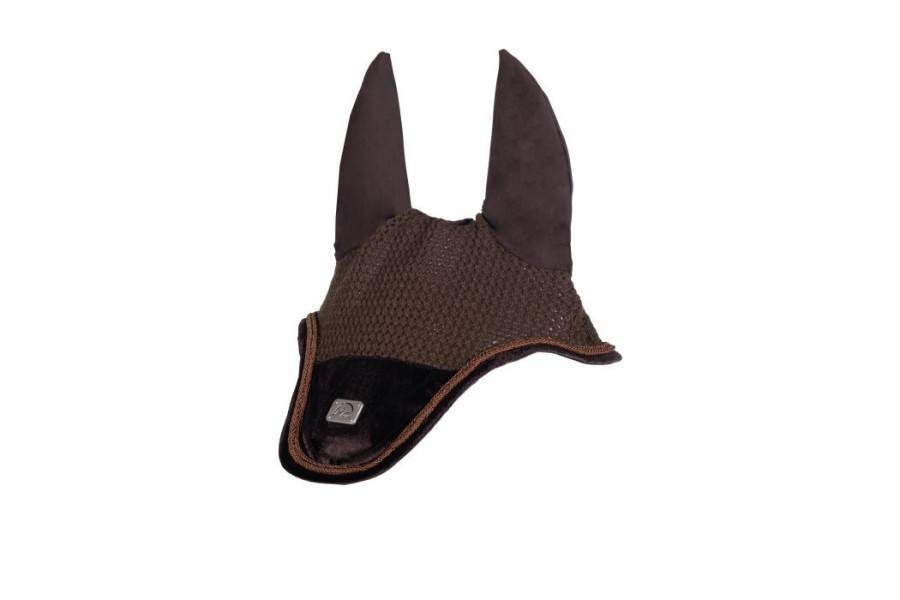 Orejeras HKM Mellow Velvet Marrón Oscuro |Cavall i Genet a Equestrian