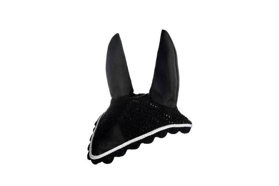 Orejeras HKM Negro/Plateada |Cavall i Genet a Equestrian, Calvet Animal i