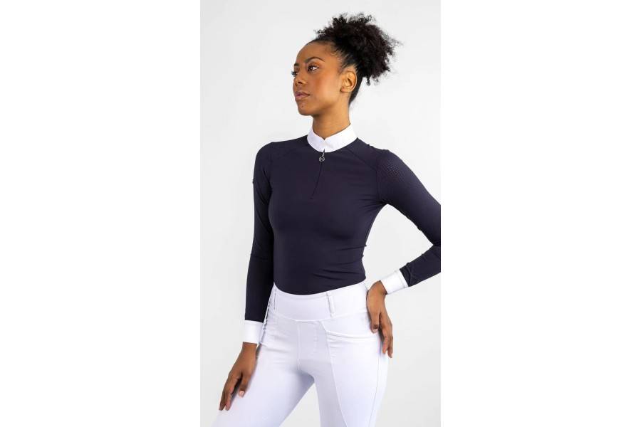 Air Show Shirt Maximilian Blau Marí |Cavall i Genet a Equestrian, Calvet