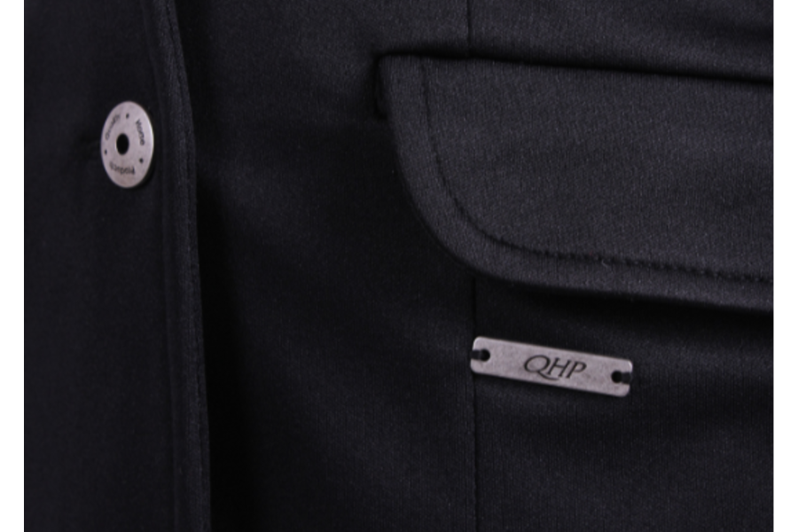 Chaqueta Concurso Júnior QHP Robin Negra |Cavall i Genet a Equestrian