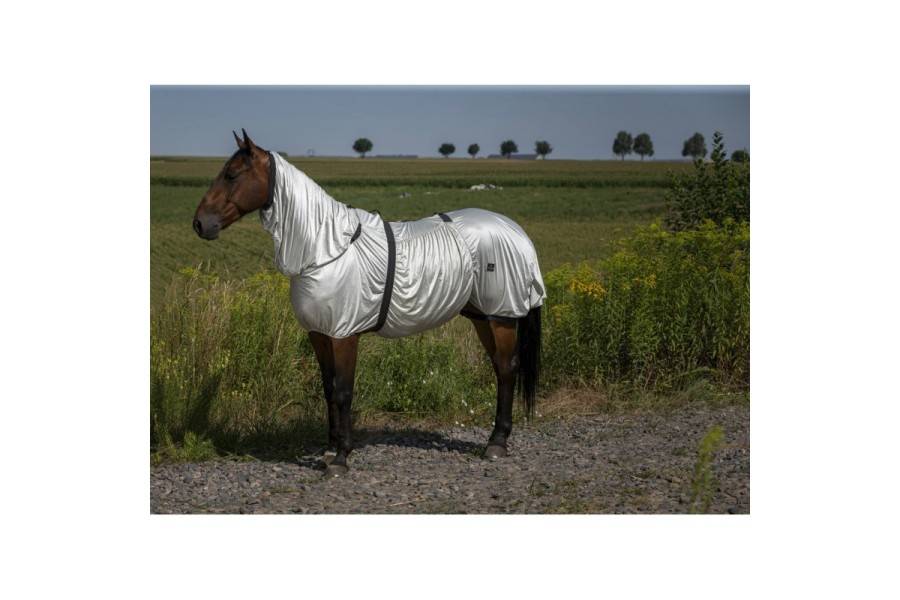 Manta Caballo Verano Anti-Eczema Gris | Equestrian. Calvet Animals i