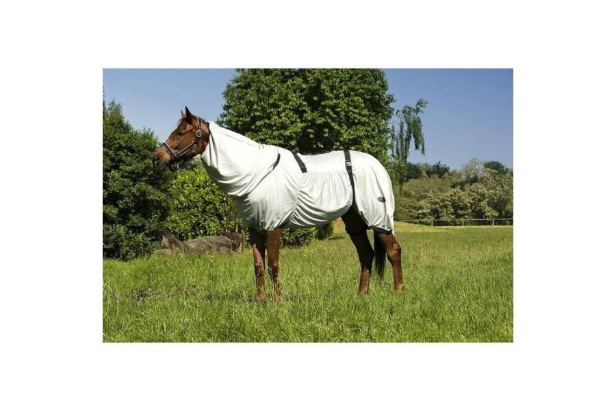 Manta Caballo Verano Anti-Eczema Gris | Equestrian. Calvet Animals i