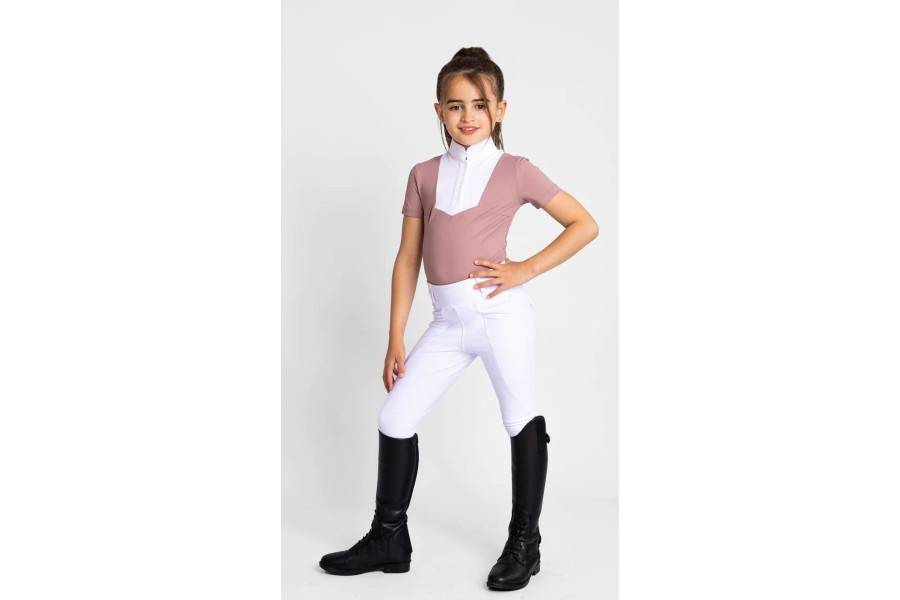 Sienna Show Shirt YR Maximilian Rosa Taupe |Cavall i Genet a Equestrian