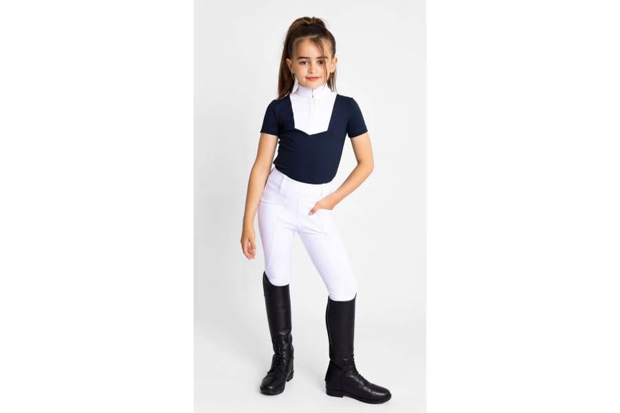 Sienna Show Shirt YR Azul Marino | Equestrian. Calvet Animals i Plantes.