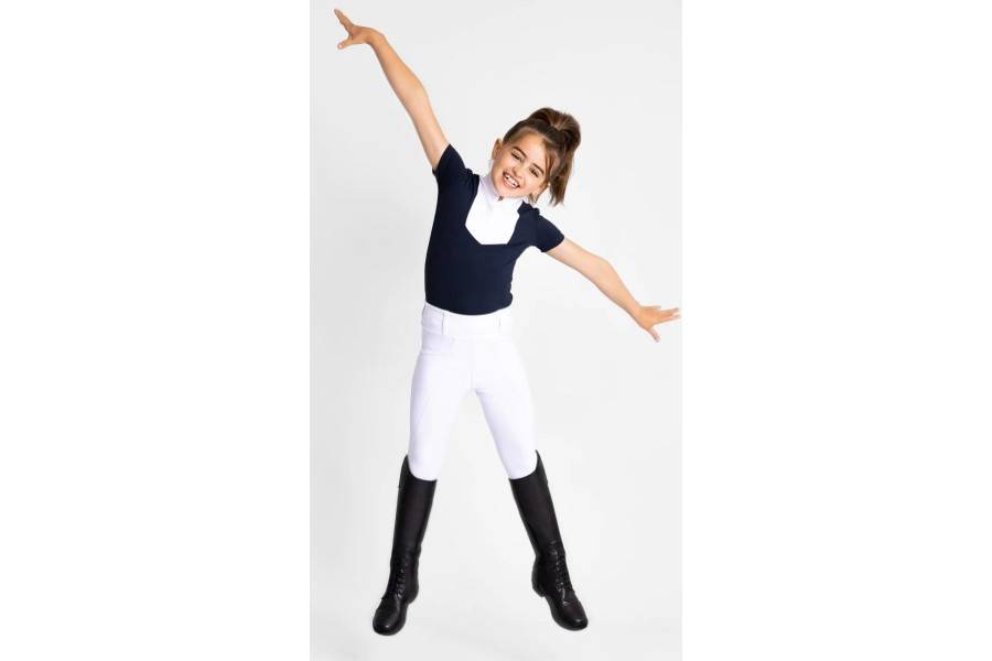 Sienna Show Shirt YR Azul Marino | Equestrian. Calvet Animals i Plantes.