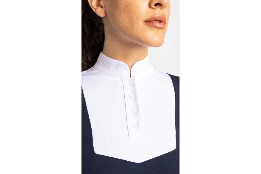 Sienna Show Shirt Maximilian Manga Corta Azul Marino |Cavall i Genet a