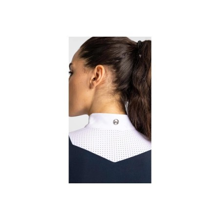 Sienna Show Shirt Maximilian Manga Corta Azul Marino |Cavall i Genet a