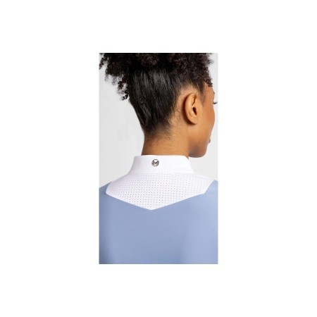 Sienna Show Shirt Maximilian Manga Larga Iris Blue |Cavall i Genet a