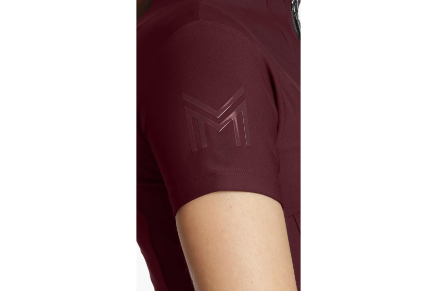 Base Laye Maximilian Manga Corta Burdeos |Cavall i Genet a Equestrian