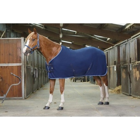 Manta Caballo Polar Riding World Azul Marino | Equestrian. Calvet Animals