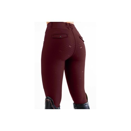Mallas Maximilian Pro Riding Full Grip Burdeos |Cavall i Genet a
