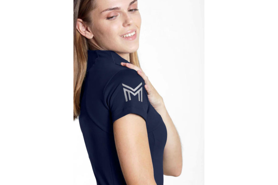 Base Layer Maximilian Manga Corta Azul Marino | Equestrian. Calvet Animals
