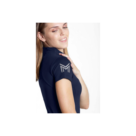 Base Layer Maximilian Manga Corta Azul Marino | Equestrian. Calvet Animals