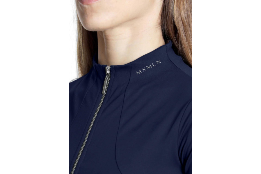 Base Layer Maximilian Manga Corta Azul Marino | Equestrian. Calvet Animals