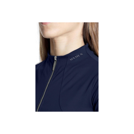 Base Layer Maximilian Manga Corta Azul Marino | Equestrian. Calvet Animals