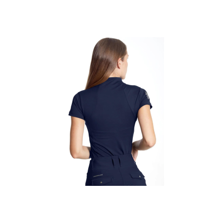 Base Layer Maximilian Manga Corta Azul Marino | Equestrian. Calvet Animals