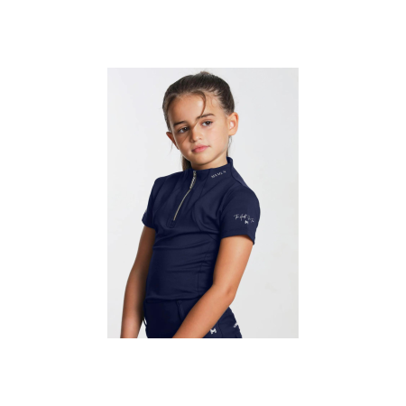 Base Layer YR Maximilian Manga Corta Azul Marino |Cavall i Genet a