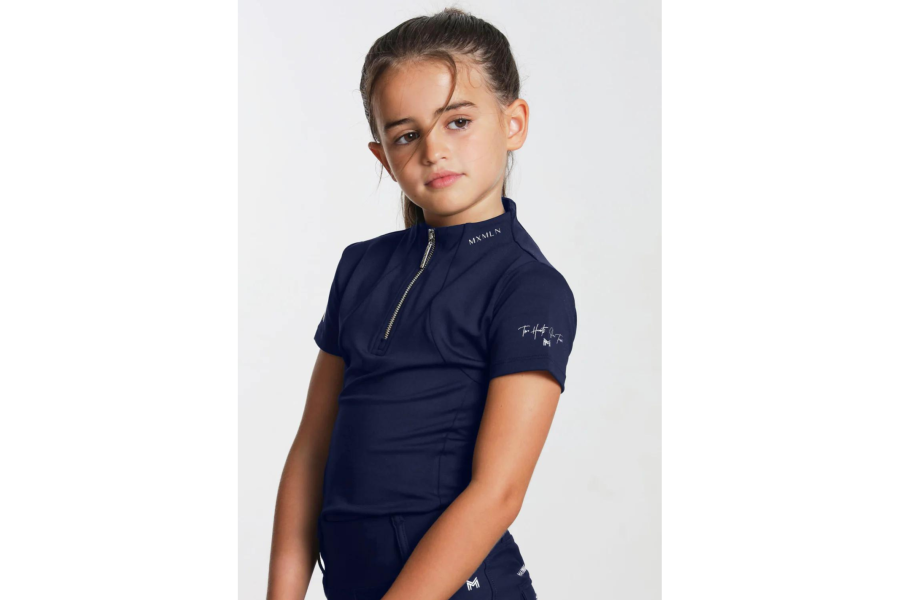 Base Layer YR Maximilian Manga Corta Azul Marino |Cavall i Genet a