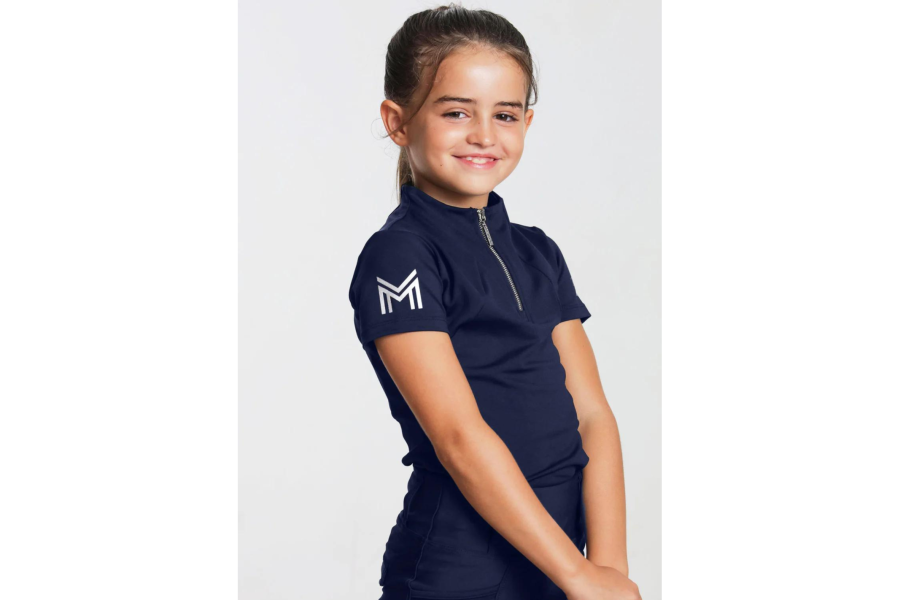 Base Layer YR Maximilian Manga Corta Azul Marino |Cavall i Genet a