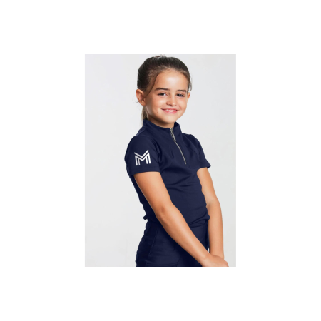 Base Layer YR Maximilian Manga Corta Azul Marino |Cavall i Genet a