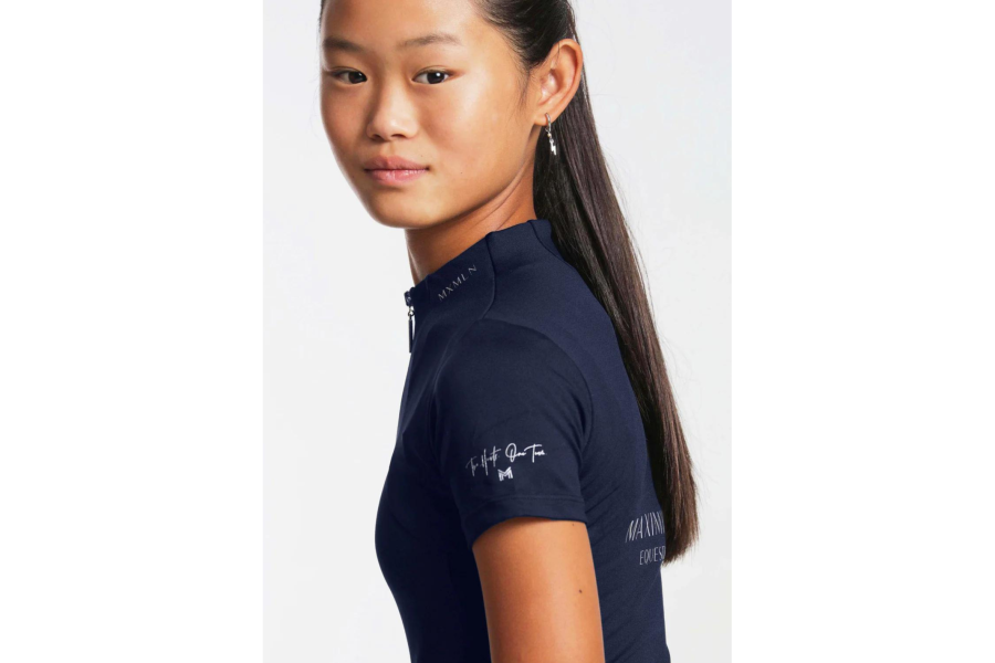 Base Layer YR Maximilian Manga Corta Azul Marino |Cavall i Genet a