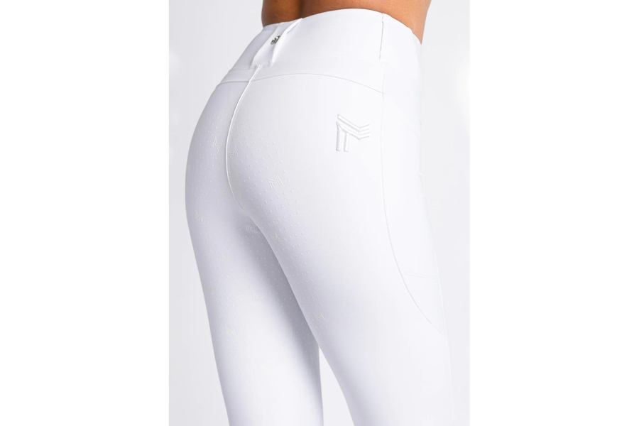 Mallas Maximilian Studio Riding Full Grip Blanco |Cavall i Genet a