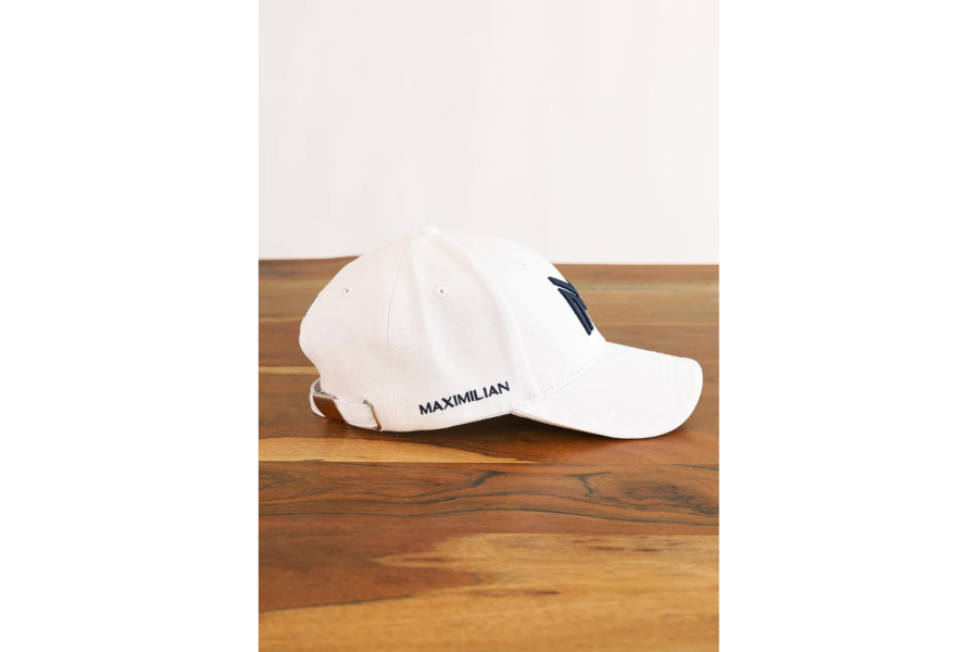 Gorra Maximilian Blanca/Azul Marino | Equestrian. Calvet Animals i Plantes.