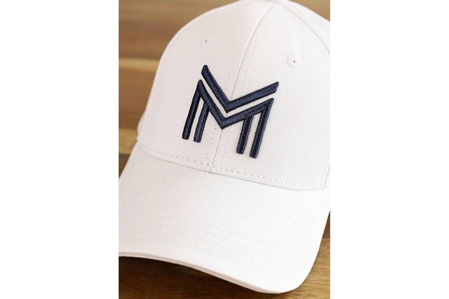 Gorra Maximilian Blanca/Azul Marino | Equestrian. Calvet Animals i Plantes.