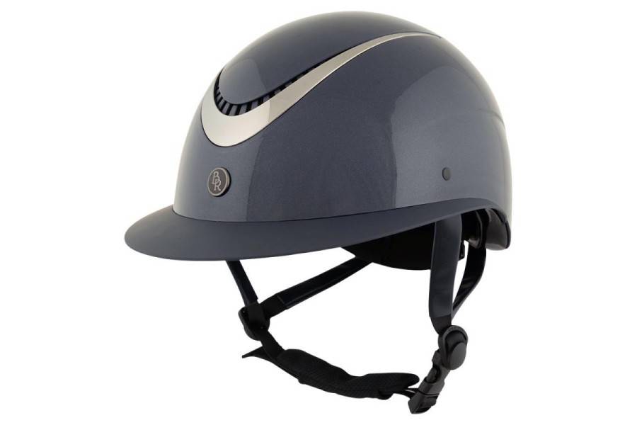 Casco BR Theta Plus Glossy Azul Marino | Equestrian. Calvet Animals i