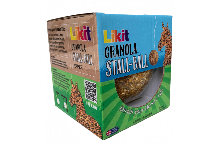 Likit Granola Stall-Ball Manzana | Equestrian. Calvet Animals i Plantes.