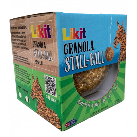 Likit Granola Stall-Ball Manzana | Equestrian. Calvet Animals i Plantes.