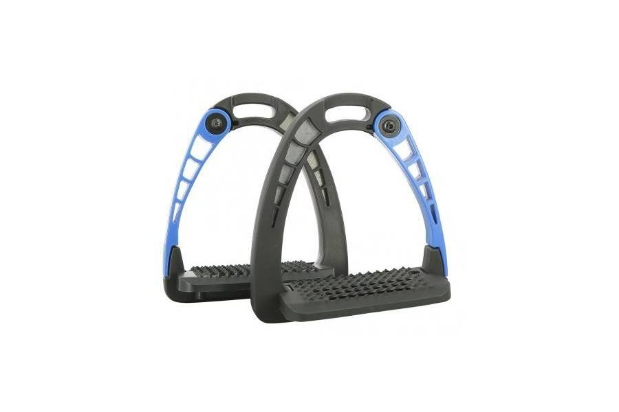 Estribos Feeling Arena Polypro Junior 10,5 Negro/Azul |Cavall i Genet a
