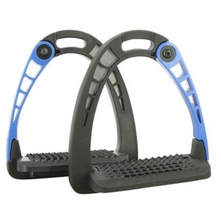 Estribos Feeling Arena Polypro Junior 10,5 Negro/Azul |Cavall i Genet a