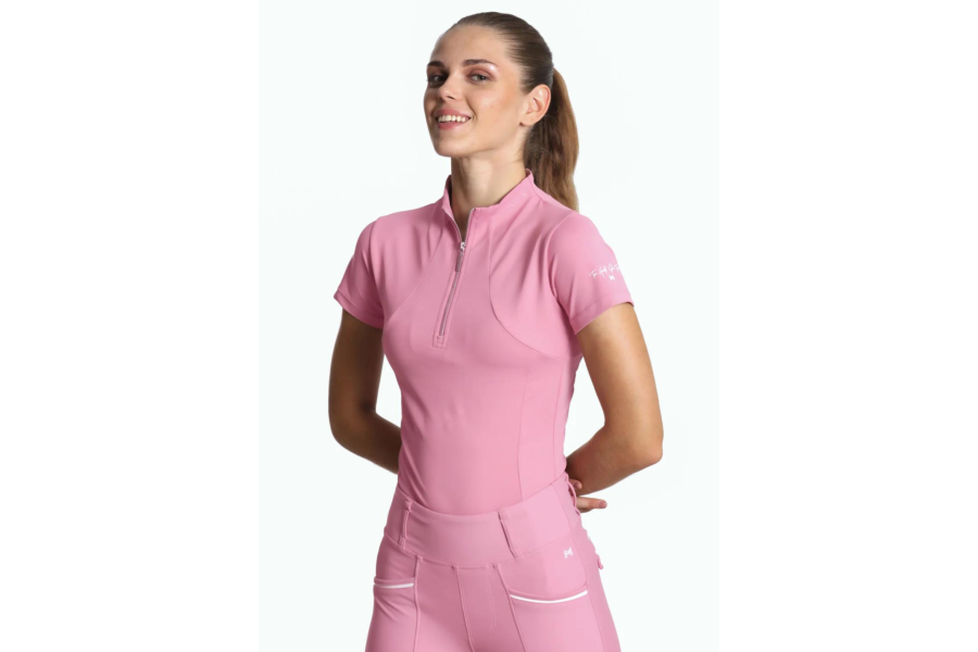Base Layer Maximilian Manga Corta Bubblegum | Equestrian. Calvet Animals i