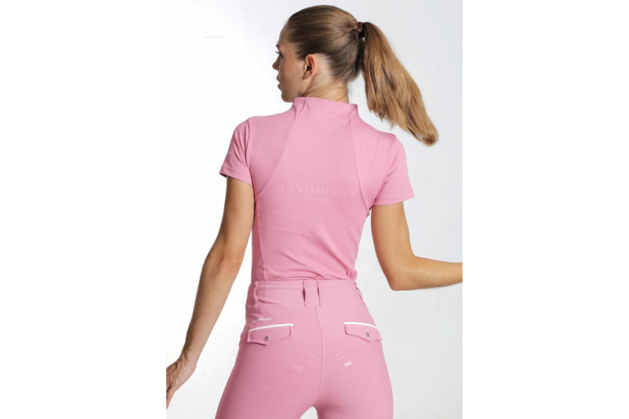 Base Layer Maximilian Manga Corta Bubblegum | Equestrian. Calvet Animals i