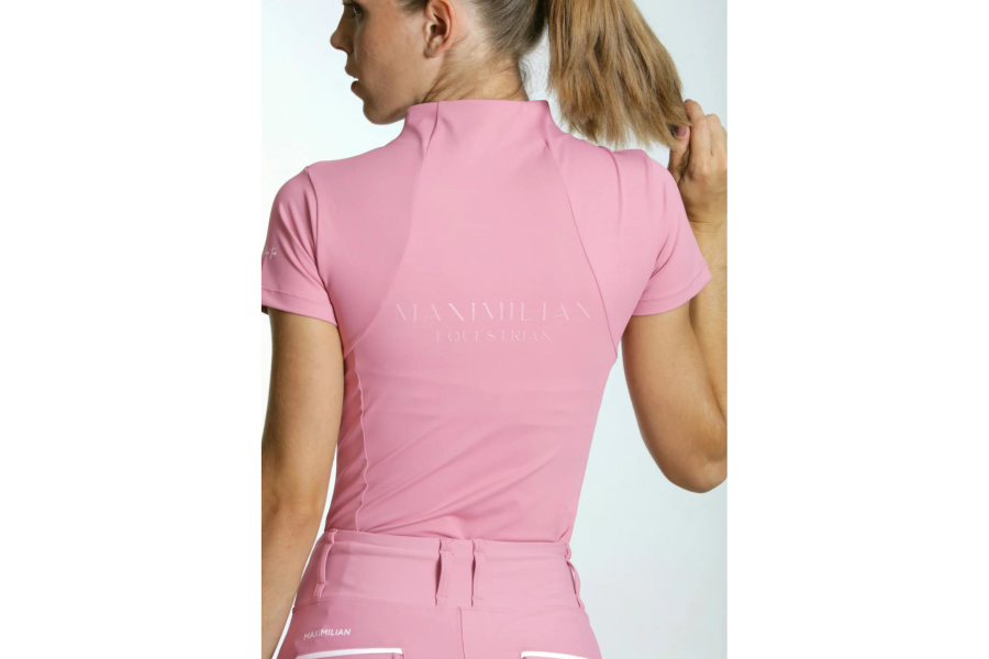 Base Layer Maximilian Manga Corta Bubblegum | Equestrian. Calvet Animals i