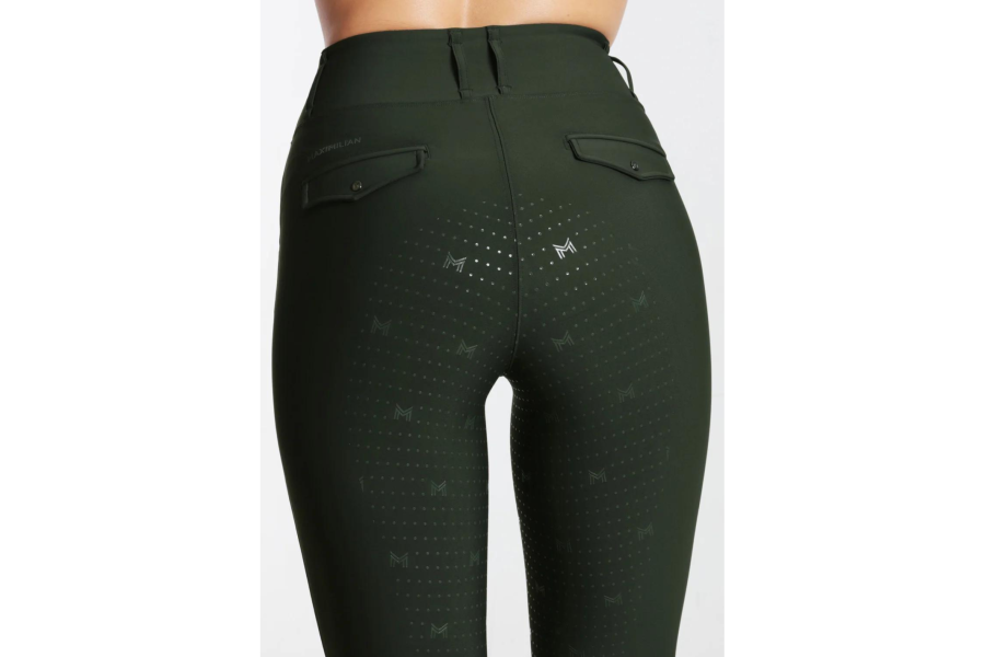 Mallas Maximilian Pro Riding Full Grip Hunter Green |Cavall i Genet a