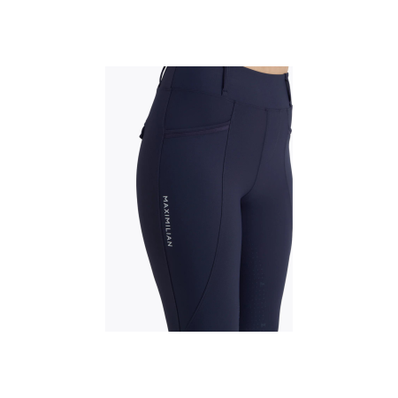 Mallas Maximilian Pro Riding Full Grip Azul Marino |Cavall i Genet a
